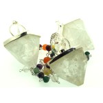 Apophyllite Gemstone Crystal Chakra Pendulum